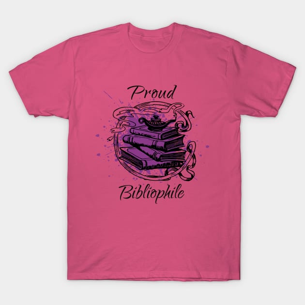 Proud Bibliophile T-Shirt by Rene's Getaway